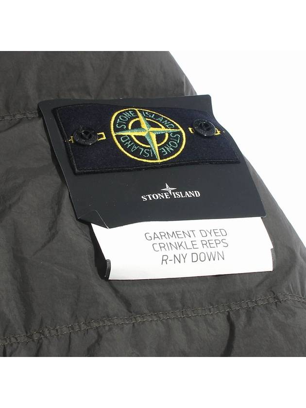 Crinkle Reps Re-Nylon Down Padding Grey - STONE ISLAND - BALAAN 4