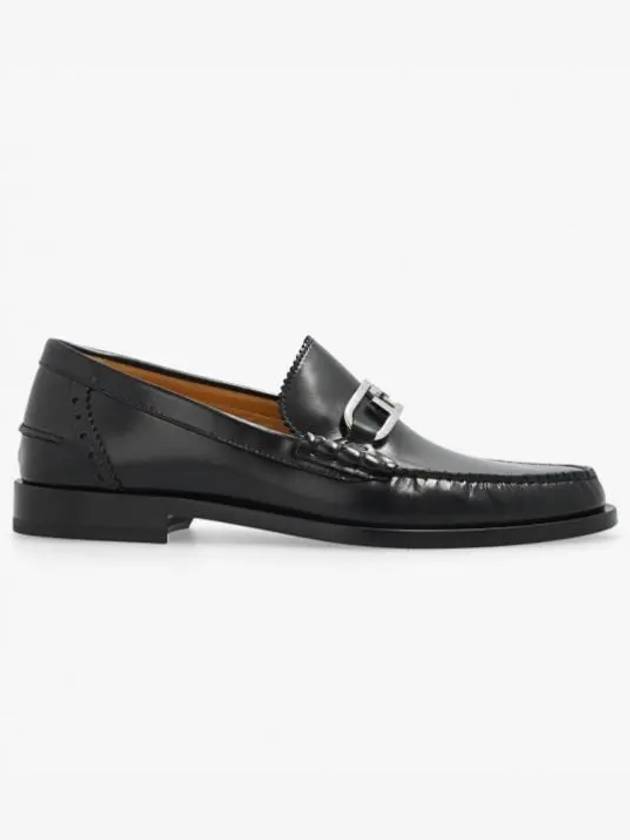 Leather Loafers Black - FENDI - BALAAN 2