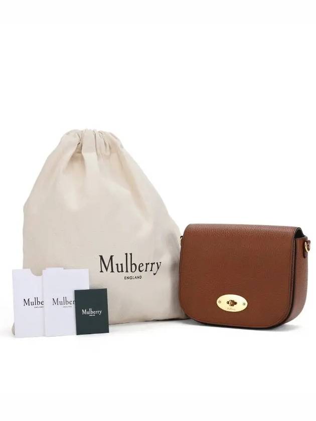 Darley Satchel Small Natural Grain Cross Bag Oak - MULBERRY - BALAAN 5