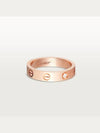 Love Wedding Band Diamond Ring Rose Gold - CARTIER - BALAAN 3