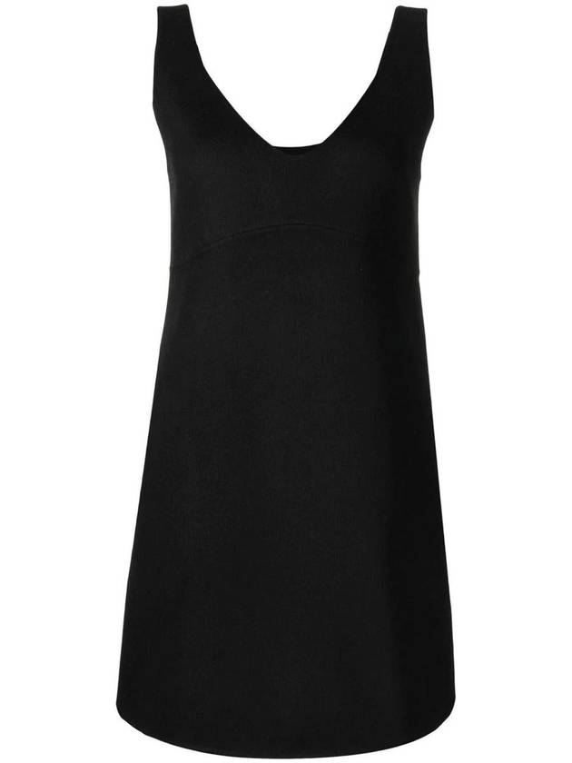 P.A.R.O.S.H. V-Neck Shift Mini Dress - P.A.R.O.S.H. - BALAAN 1