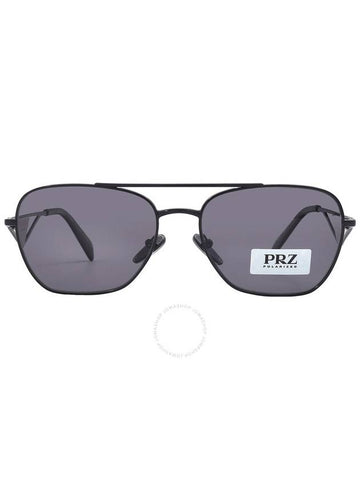 Prada Polarized Grey Navigator Ladies Sunglasses PR A50S 1AB5Z1 - PRADA - BALAAN 1