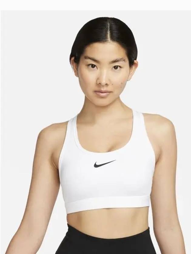 Swoosh Padded Sports Bra White - NIKE - BALAAN 2