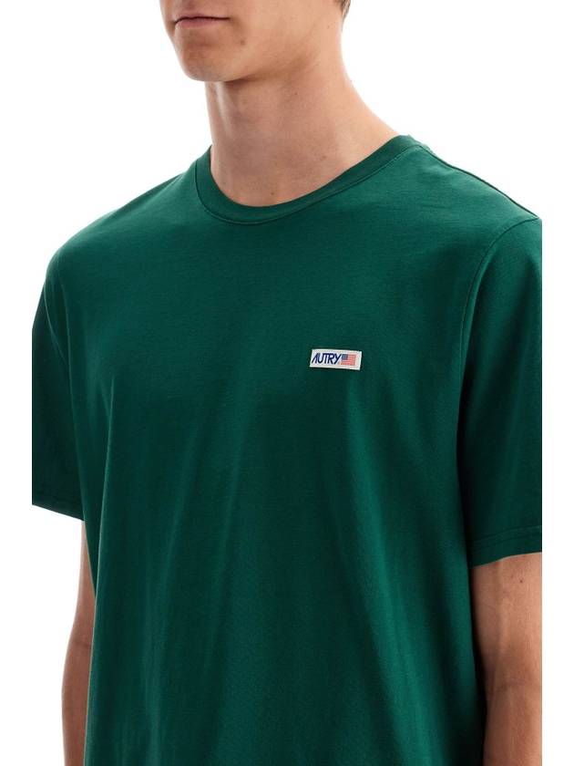 Logo relaxed fit short sleeve t shirt green - AUTRY - BALAAN 5