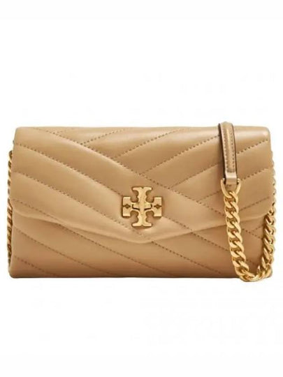 Kira Chevron Chain Long Wallet Desert Dune - TORY BURCH - BALAAN 2