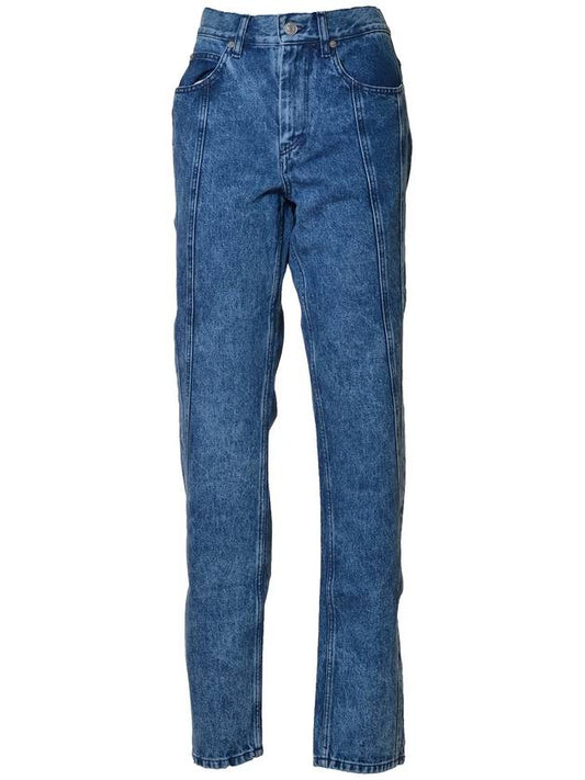 Men's JALIM Straight Jeans Blue - ISABEL MARANT - BALAAN.