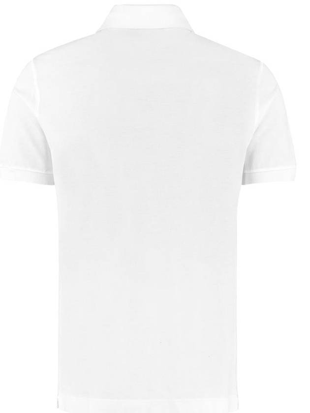 Men's Logo Patch PK Shirt White - DOLCE&GABBANA - BALAAN 3