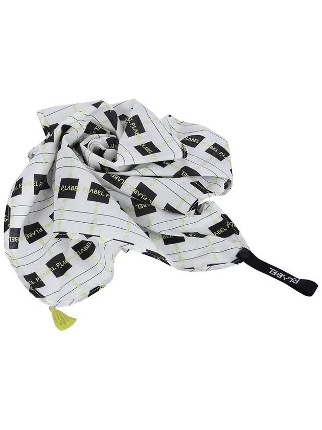 Checkerboard scarf MX3SF066WHT - P_LABEL - BALAAN 11