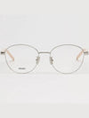 Glasses frame KZ50153F 016 round silver metal frame - KENZO - BALAAN 5