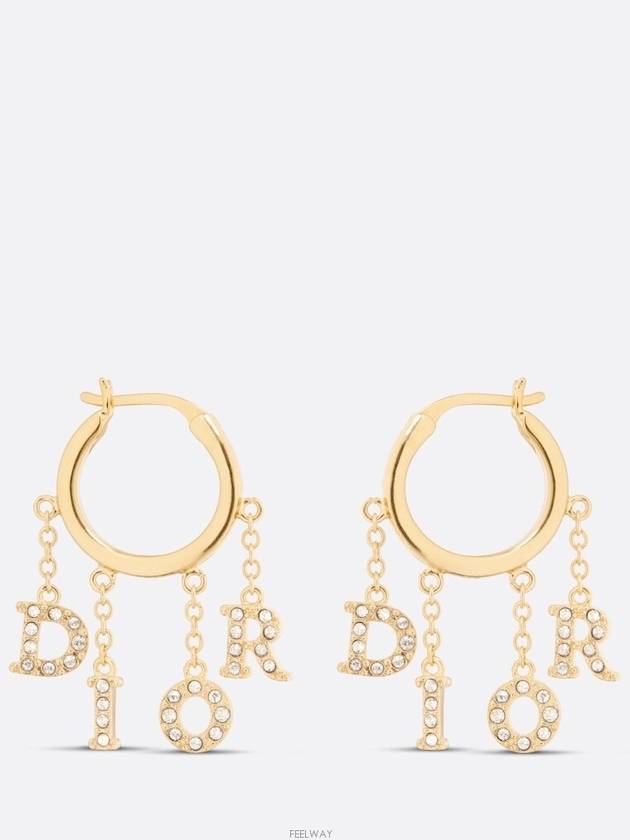 Revolution Earrings Gold - DIOR - BALAAN 2