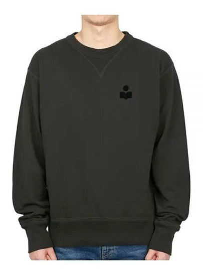 Men's Mike Logo Sweatshirt Dark Brown - ISABEL MARANT - BALAAN 2