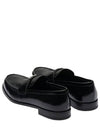 Brushed Leather Loafers Black - PRADA - BALAAN 5