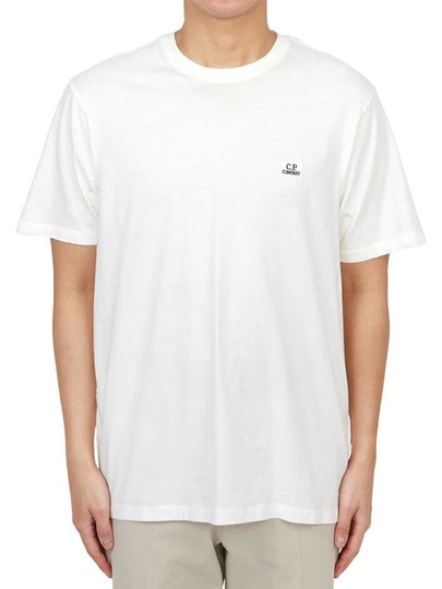 Logo Short Sleeve T-Shirt White - CP COMPANY - BALAAN 2