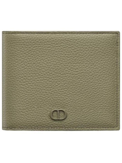 Grain Leather Signature Half Wallet Green - DIOR - BALAAN 2