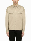 Men s Tops Classic Long Sleeve Shirt SC735OOO1UPX Beige BPG - PRADA - BALAAN 2