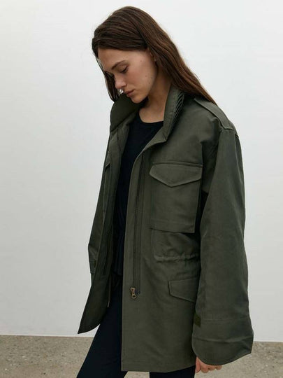 Wishpearl Brick Rain Jumper Parka Green - KILHOUETTE - BALAAN 2