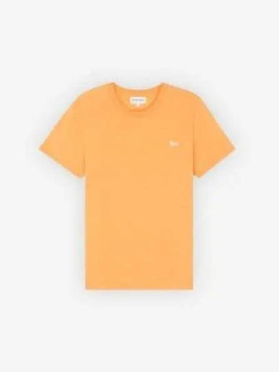 Baby Fox Patch Regular Short Sleeve T-Shirt Orange - MAISON KITSUNE - BALAAN 2