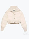 La Doudoune Caraco Ribbed Puffer Crop Padded Jacket Off-White - JACQUEMUS - BALAAN 2