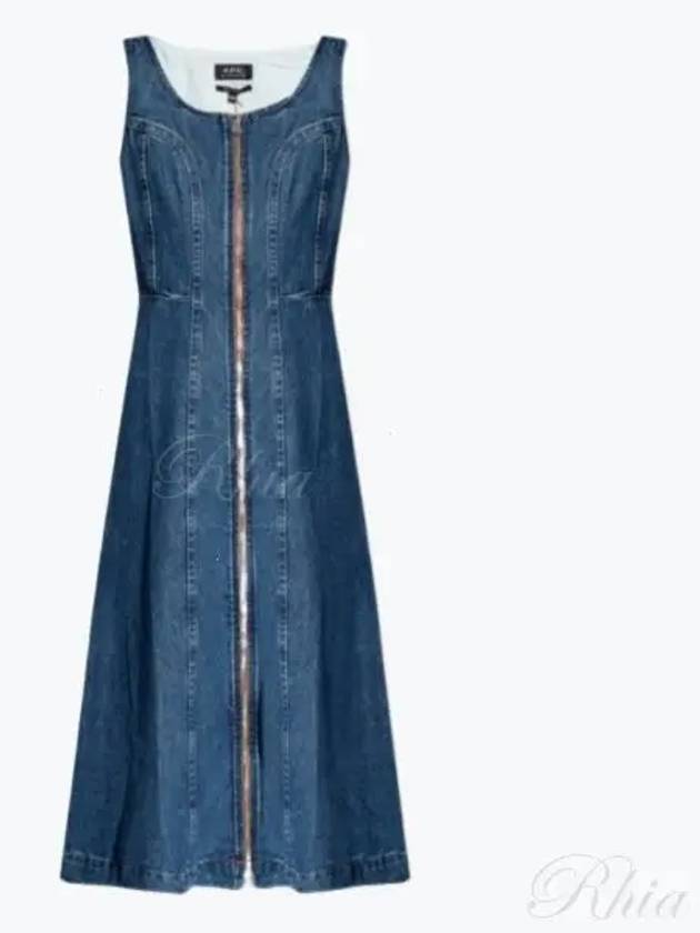 Ally Long Dress Stonewash Indigo - A.P.C. - BALAAN 2