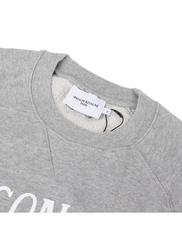 Palais Royal Classic Cotton Sweatshirt Grey Melange - MAISON KITSUNE - BALAAN 4