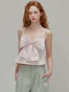 Big Ribbon Peplum Bustier_Light Pink - OPENING SUNSHINE - BALAAN 4