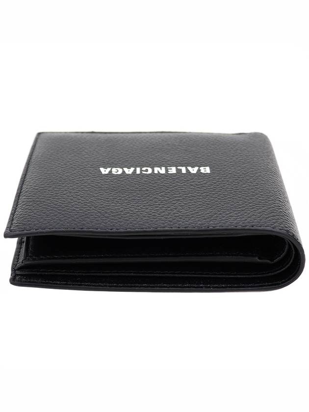 Logo Print Half Wallet Black - BALENCIAGA - BALAAN 7