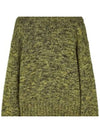 Speckle Knit Wool Turtleneck Green - JIL SANDER - BALAAN 2