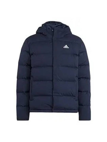 Helionic Hooded Down Padding Navy - ADIDAS - BALAAN 1