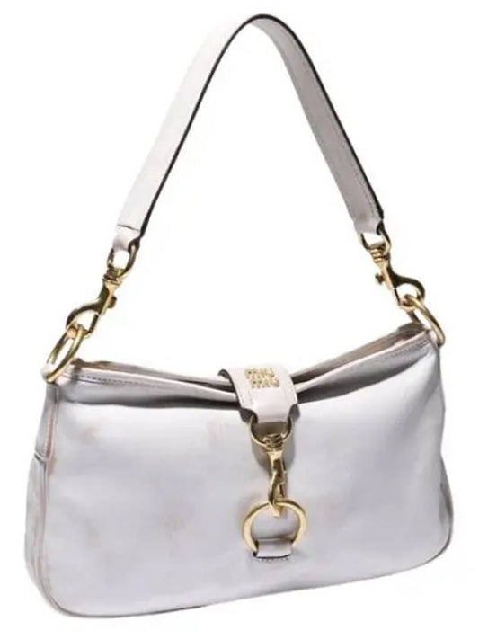 Snap hook leather shoulder bag women - MIU MIU - BALAAN 1