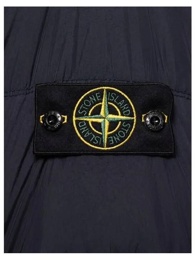 Garment Dyed Crinkle Reps Down Padding Navy - STONE ISLAND - BALAAN 5