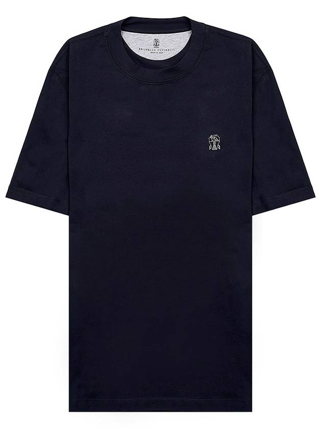 Short Sleeve T-Shirt M0B138440 CSQ44 BLACK - BRUNELLO CUCINELLI - BALAAN 9