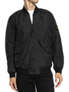 Reps R NY Bomber Jacket Black - STONE ISLAND - BALAAN 3