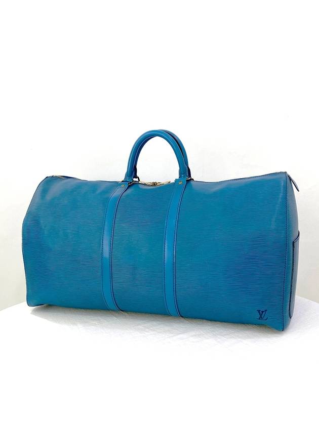 Epi Blue 50 Boston Travel Bag - LOUIS VUITTON - BALAAN 5