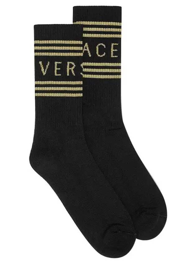 Logo Socks Black - VERSACE - BALAAN 6