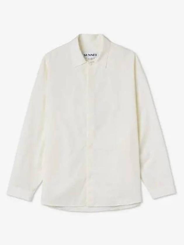 Overfit Long Sleeve Shirt White - SUNNEI - BALAAN 2