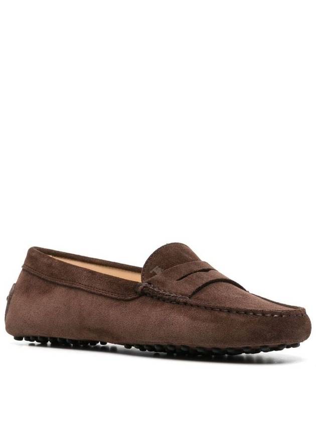 Gommino Suede Driving Shoes Brown - TOD'S - BALAAN 3