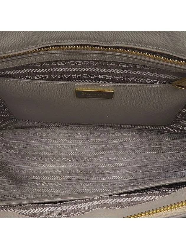 1BA274 Gray Saffiano Galleria Large Tote Bag Shoulder Strap 2WAY - PRADA - BALAAN 6