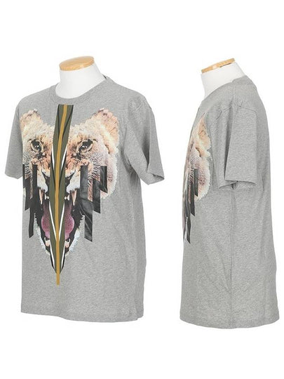 CMAA018 S1600 1032 0700 Gray Tshirt - MARCELO BURLON - BALAAN 2