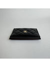 Classic card slot caviar black gold AP0213 - CHANEL - BALAAN 8