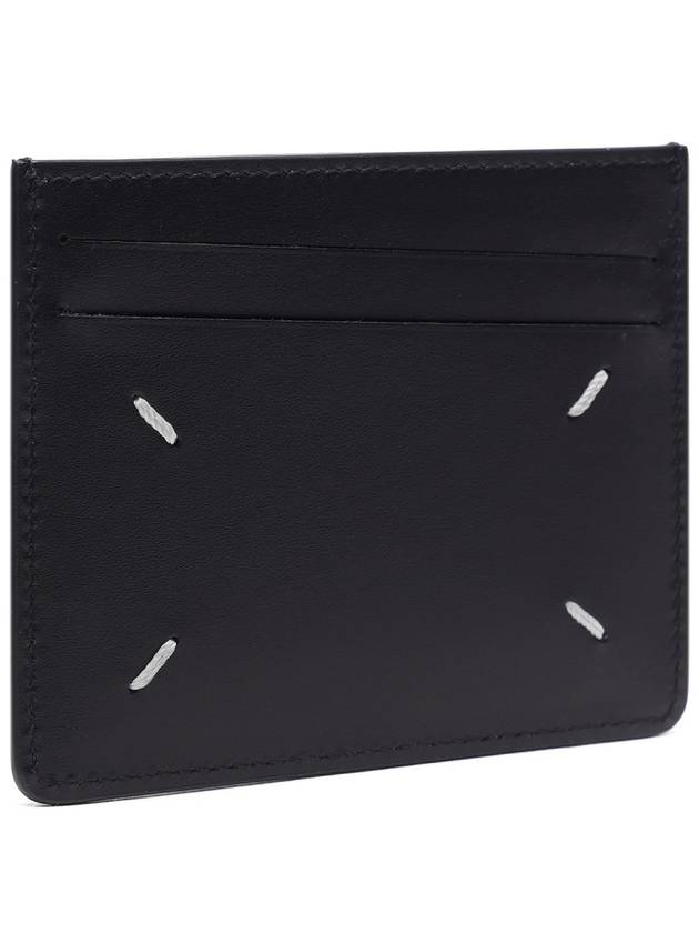 Stitch Diagonal Card Wallet Black - MAISON MARGIELA - BALAAN 4