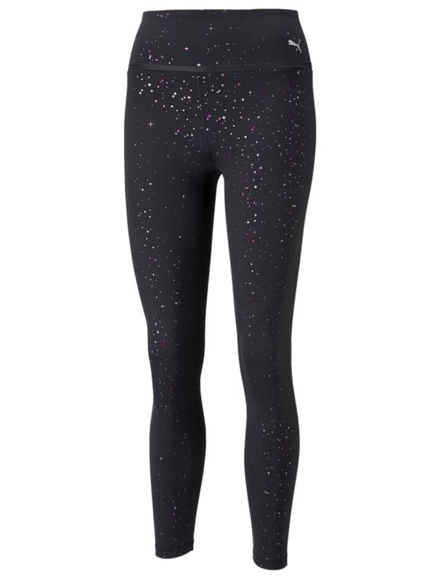 Stardust High Waist Print Training Leggings Black - PUMA - BALAAN 1