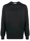 Marina Logo Patch Sweatshirt Black - STONE ISLAND - BALAAN 1