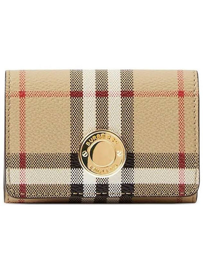 Check Detachable Chain Strap Wallet Archive Beige - BURBERRY - BALAAN 2