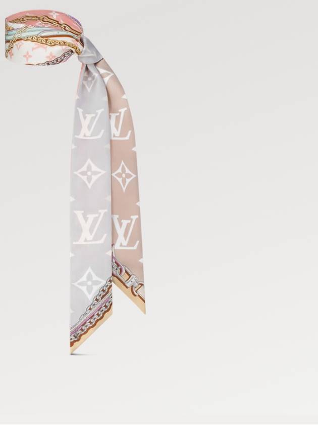 Ultimate Monogram BB Scarf White - LOUIS VUITTON - BALAAN 3