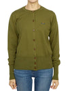 Bea Logo Cardigan Green - VIVIENNE WESTWOOD - BALAAN 2