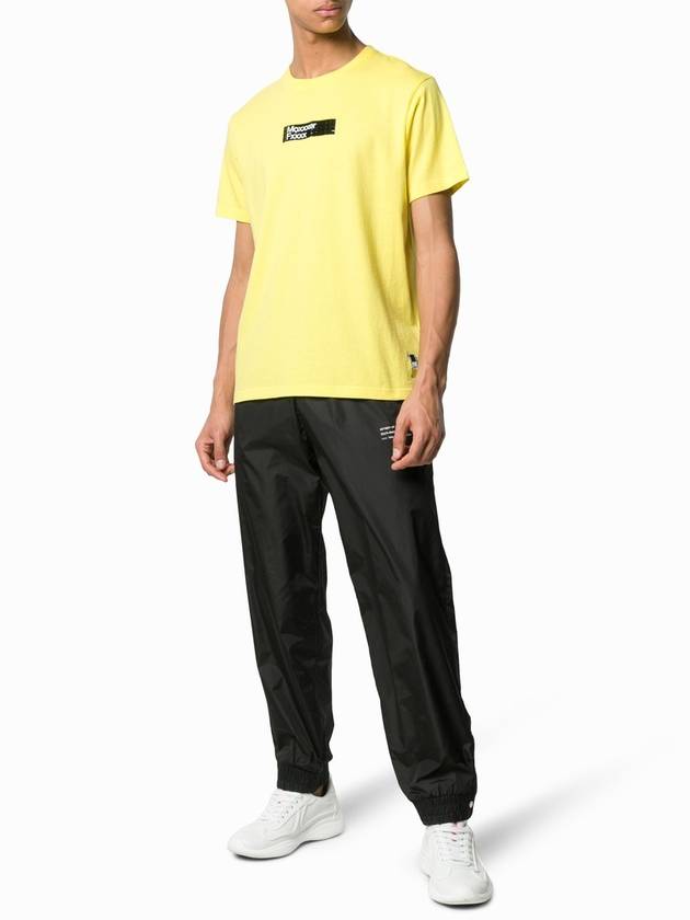 Fragment Chest Patch Short Sleeve T-Shirt Yellow - MONCLER - BALAAN 3