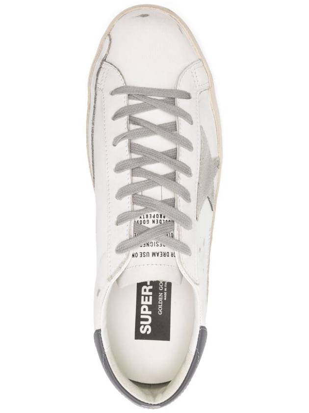 Superstar Grey Tab Low Top Sneakers White - GOLDEN GOOSE - BALAAN 5