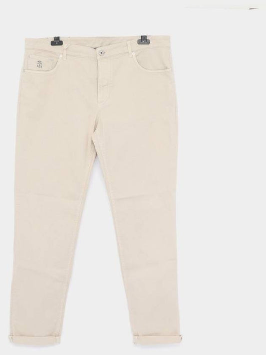 Straight Pants M277PD3210 C6233 BEIGE - BRUNELLO CUCINELLI - BALAAN 2