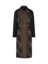 Reversible Check Motif Trench Coat Brown - BURBERRY - BALAAN 2