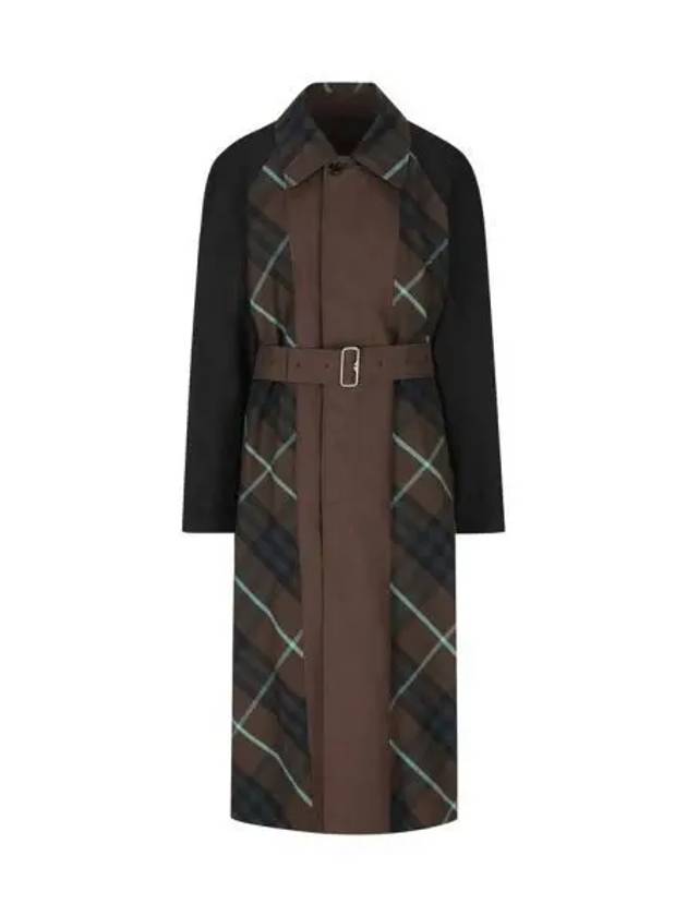 Reversible Check Motif Trench Coat Brown - BURBERRY - BALAAN 2